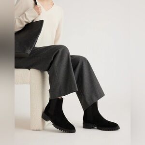 Quince Black Chelsea Boots